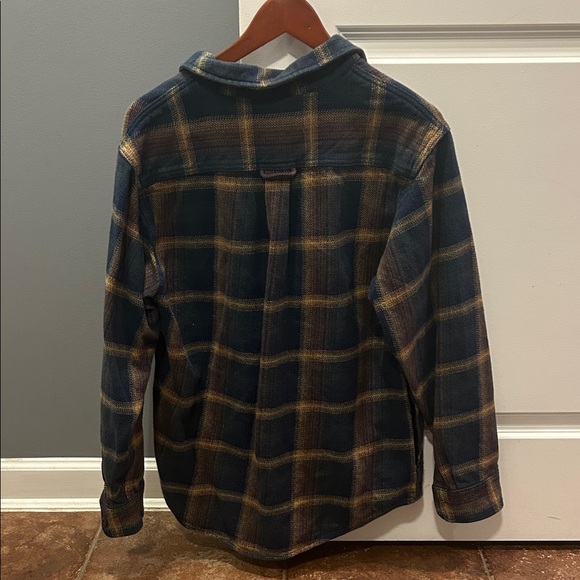 Orvis Blue and Yellow Plaid Shirt - Picture 3 of 4